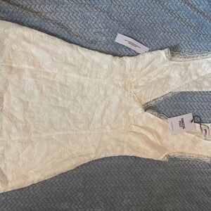 Princess Polly White Lace Mini Dress